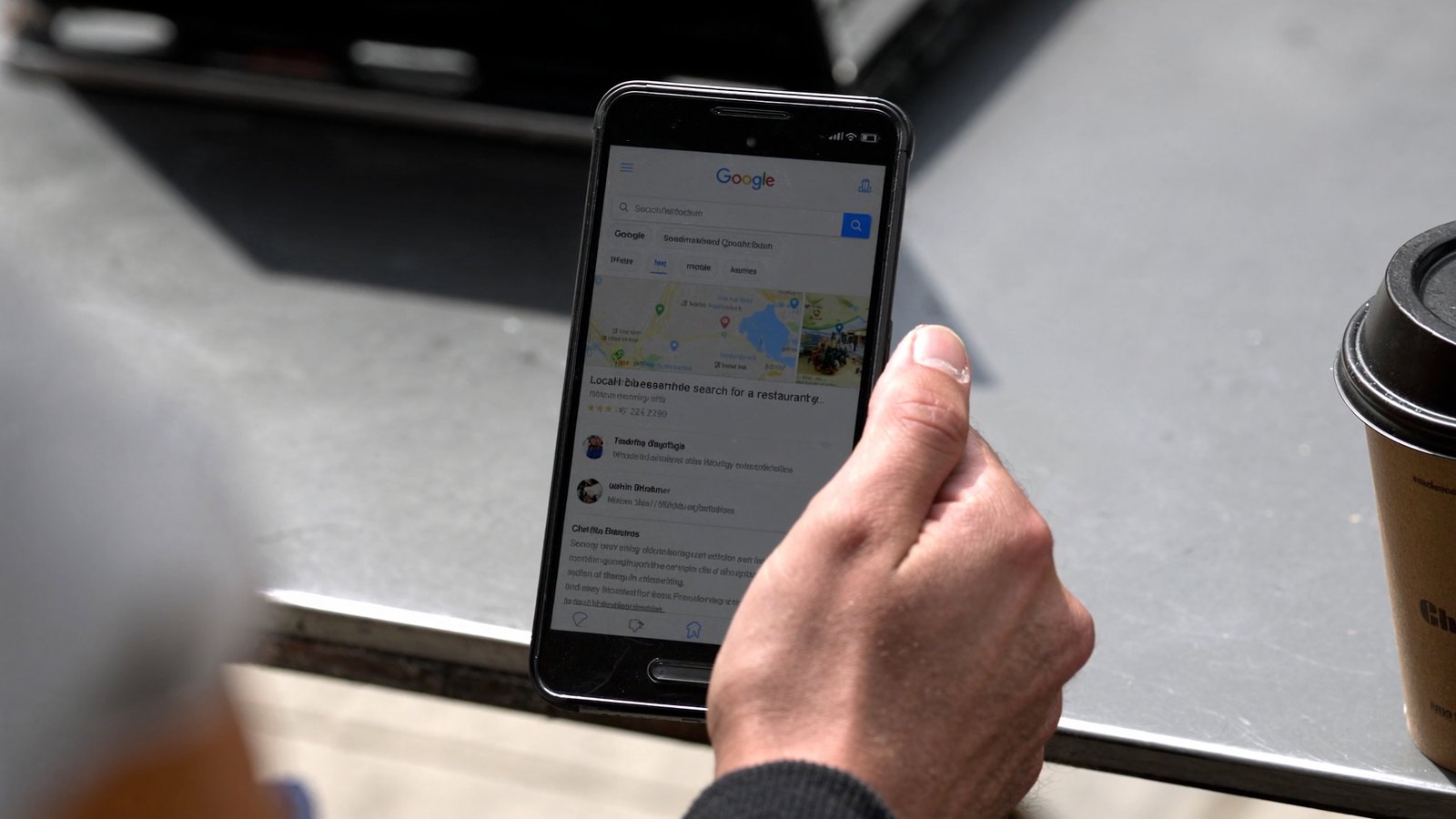 Recherche Google locale sur mobile — bien référencer son site sur Google à Toulouse