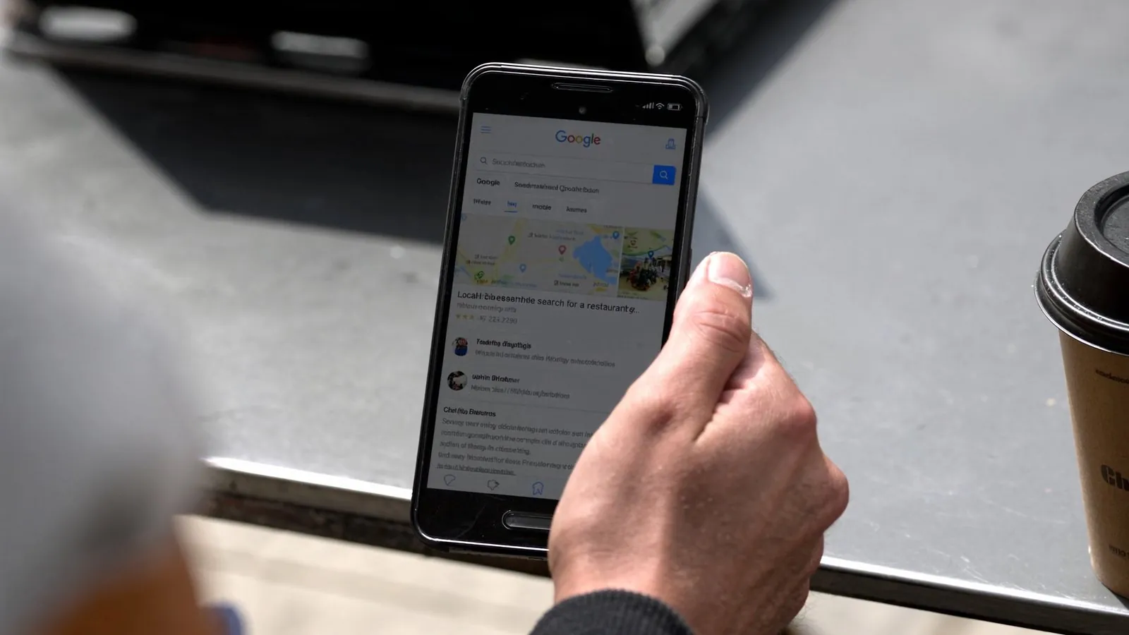 Recherche Google locale sur mobile — bien référencer son site sur Google à Toulouse
